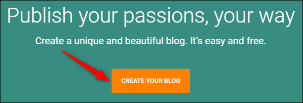 Create your blog