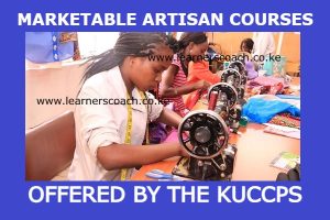 Marketable Artisan Courses Offered by KUCCPS